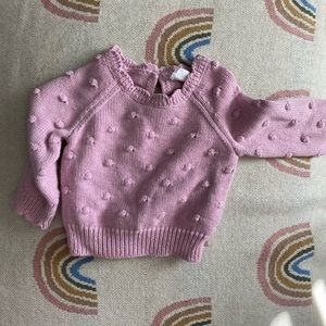 Jamie Kay popcorn sweater 0/3m
